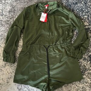 HUNTER x Target Longsleeve Satin Romper
